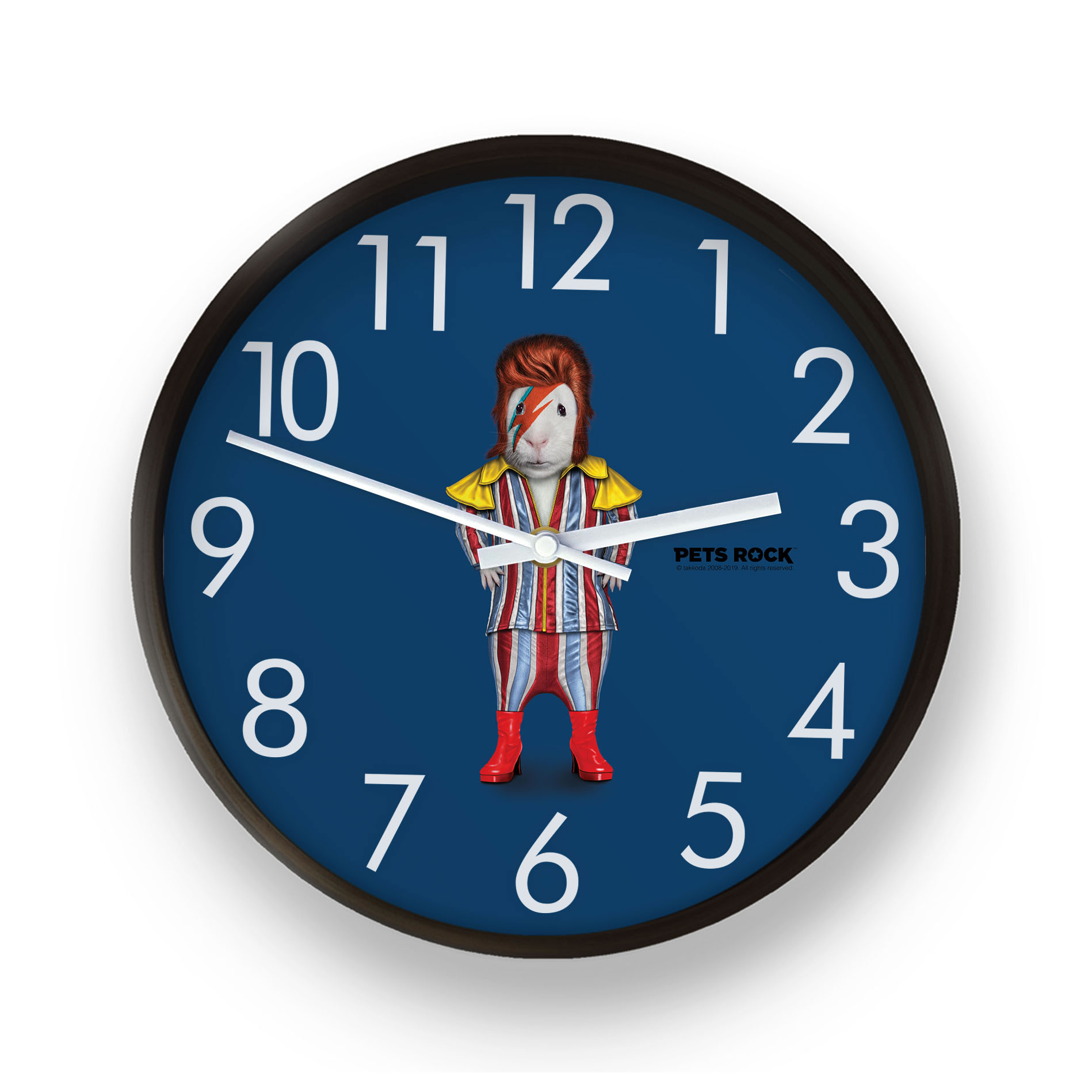 Glam Rock Pets Rock Wall Clock Glam Rock Pets Rock Wall Clock
