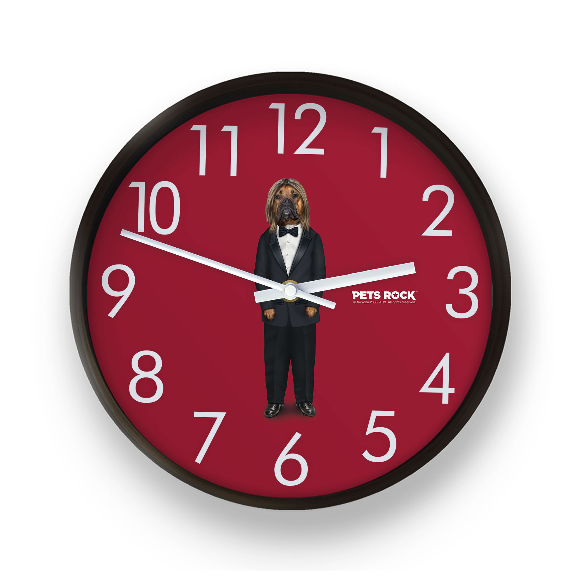 Hollywood Man Pets Rock Wall Clock Hollywood Man Pets Rock Wall Clock