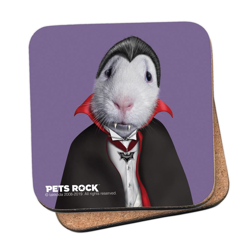 Dracula Pets Rock Coaster Dracula Pets Rock Coaster