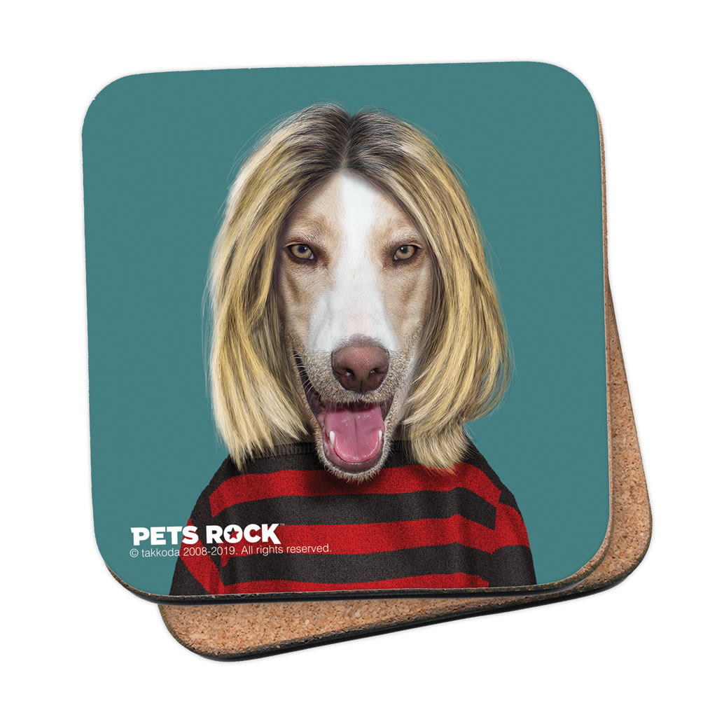 Grunge Pets Rock Coaster Grunge Pets Rock Coaster