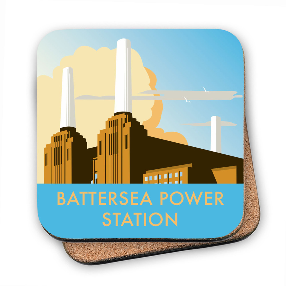 THOMPSON015: Battersea Power Station - Cork Coaster THOMPSON015: Battersea Power Station - Cork Coaster
