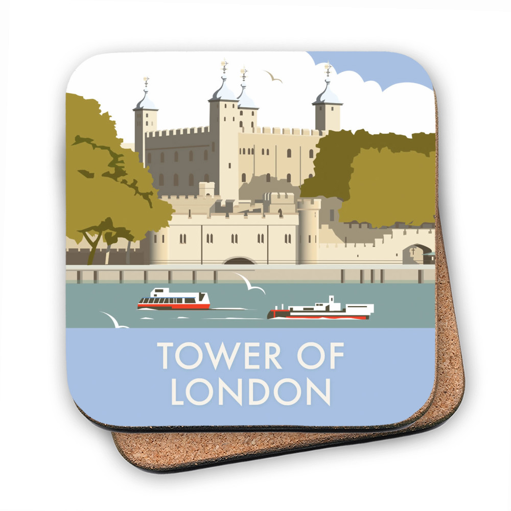 THOMPSON120: The Tower of London - Cork Coaster THOMPSON120: The Tower of London - Cork Coaster