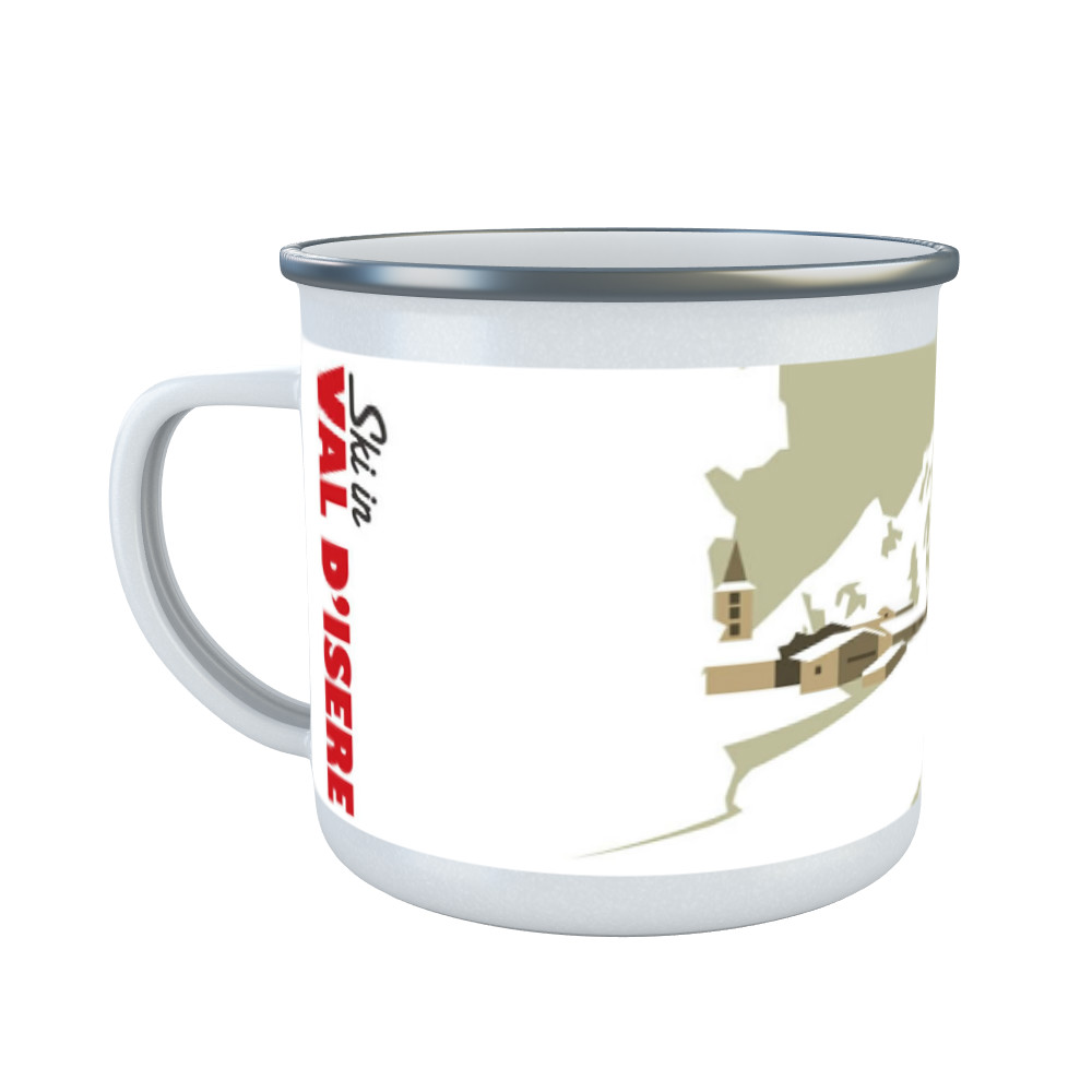 Val D'Isere Enamel Mug Val D'Isere Enamel Mug