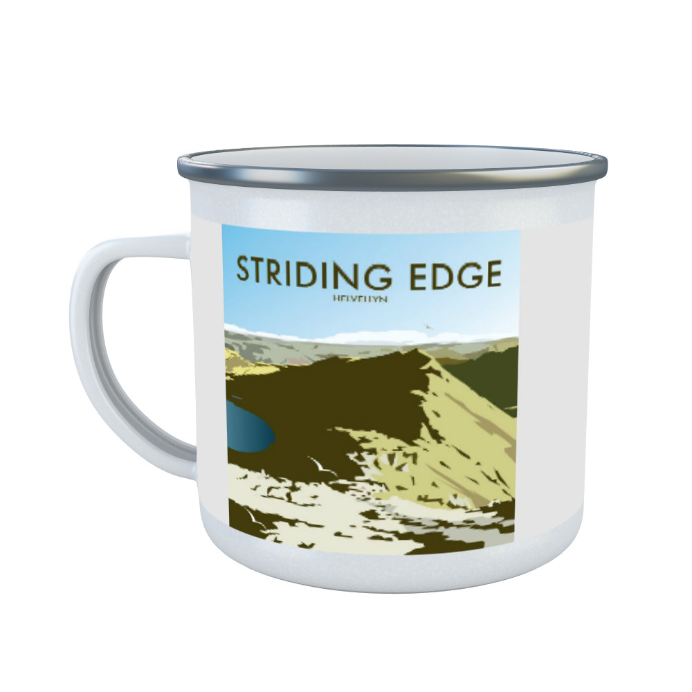Helvellyn Edge, Lake District Enamel Mug Helvellyn Edge, Lake District Enamel Mug