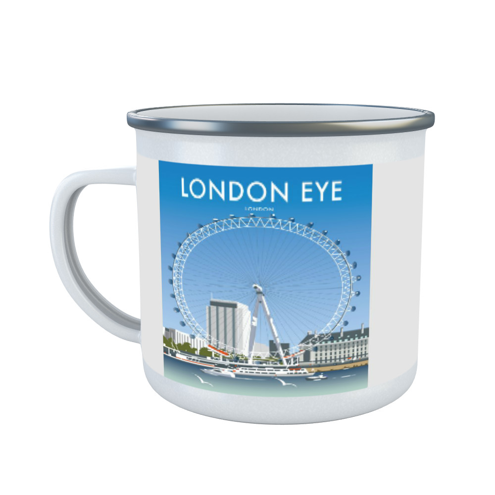 London Eye Enamel Mug London Eye Enamel Mug