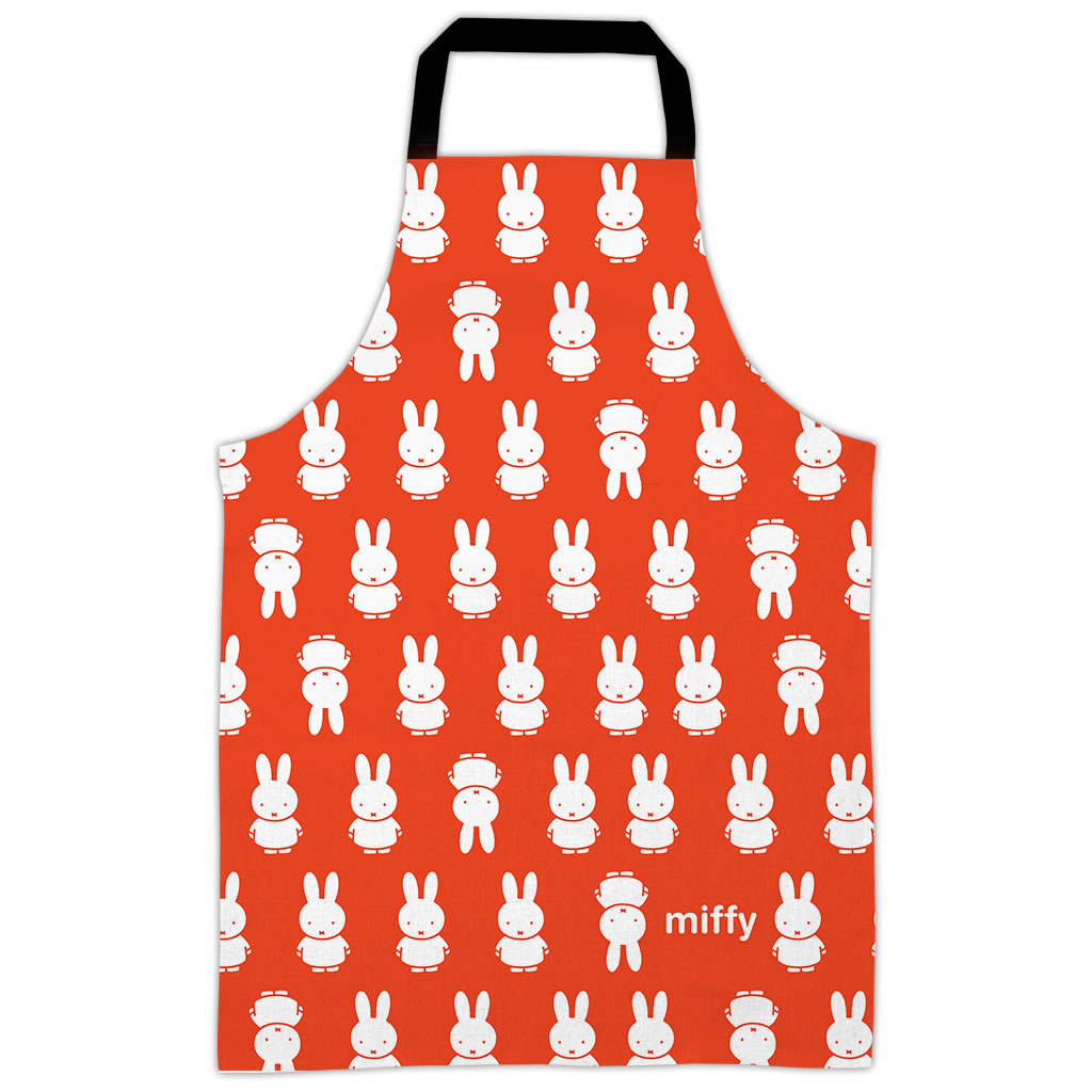 miffy orange kids apron miffy orange kids apron