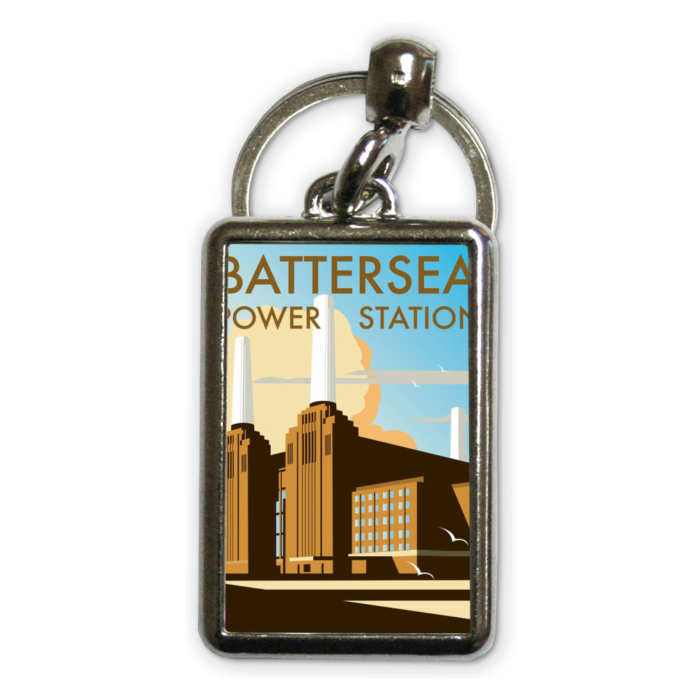 Battersea Power Station Metal Keyring Battersea Power Station Metal Keyring