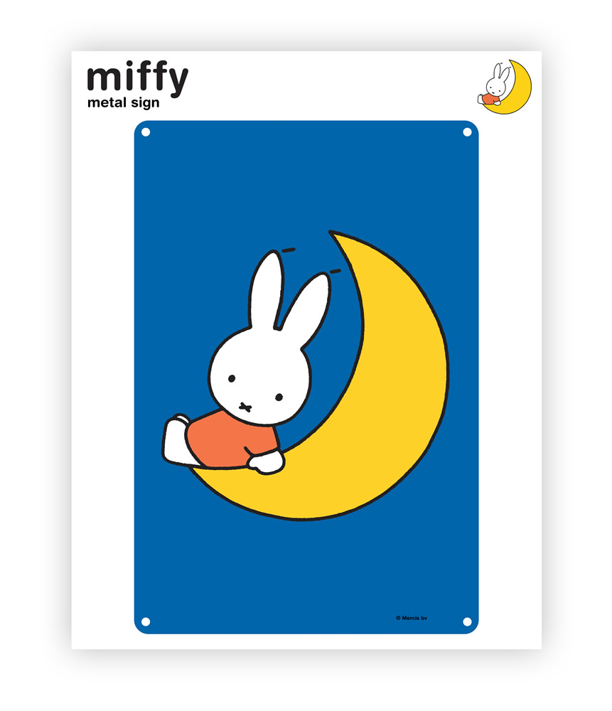 Miffy Metal Sign Miffy Metal Sign
