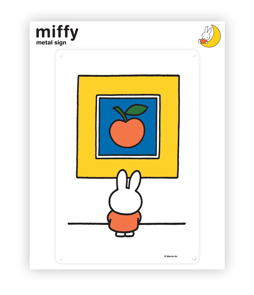 Miffy Metal Sign Miffy Metal Sign