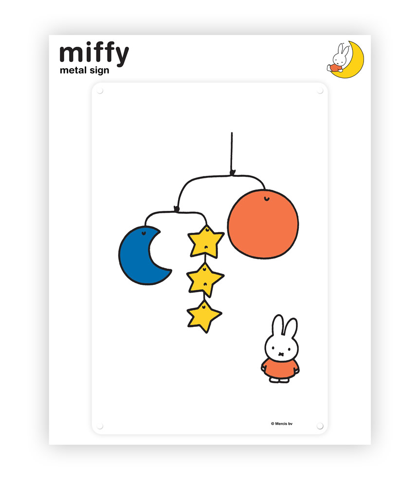 Miffy Metal Sign Miffy Metal Sign