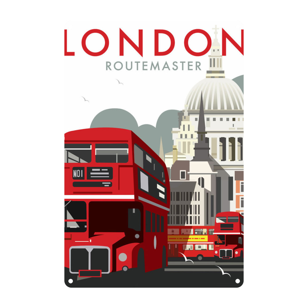 London Routemaster Metal Sign London Routemaster Metal Sign