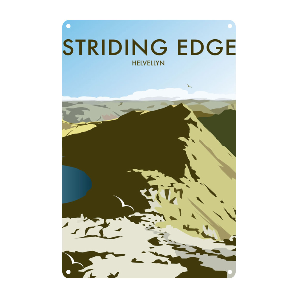 Helvellyn Edge, Lake District Metal Sign Helvellyn Edge, Lake District Metal Sign