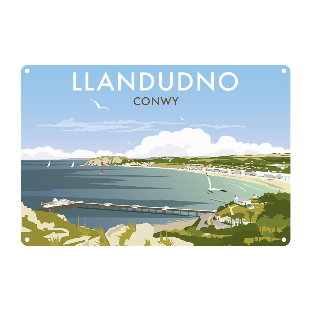 Llandudno Metal Sign Llandudno Metal Sign