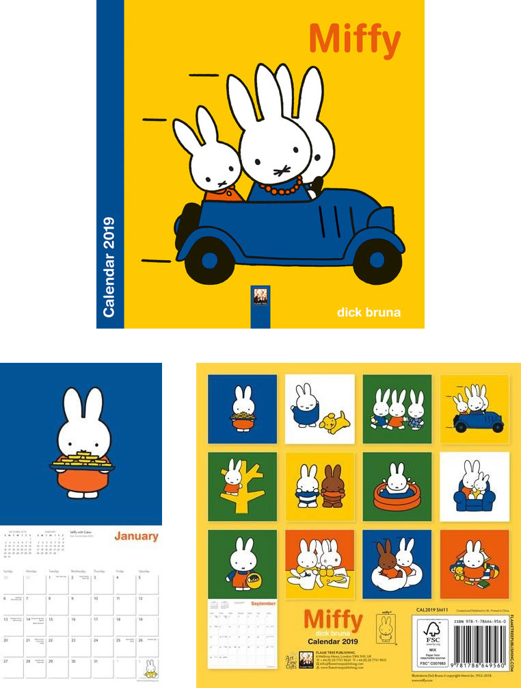 Miffy 2019 Calendar Miffy 2019 Calendar