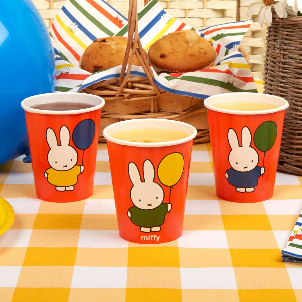 Miffy Birthday Cups - 8 Pack Miffy Birthday Cups - 8 Pack