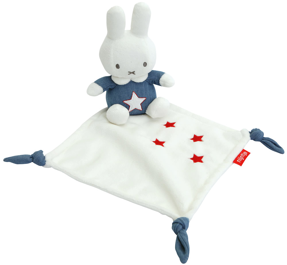 Miffy Blue Comfort Blanket Miffy Blue Comfort Blanket