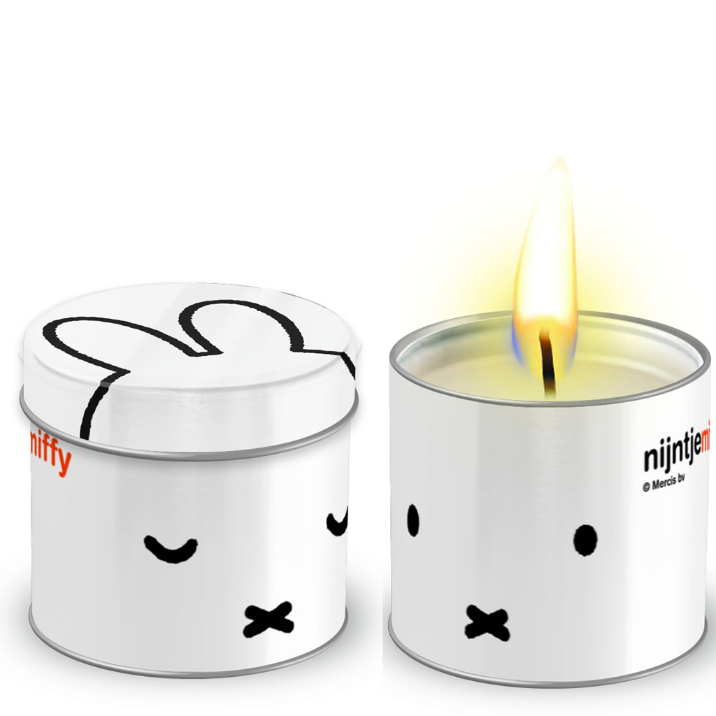 Miffy Tea Light Candle in a Tin Miffy Tea Light Candle in a Tin