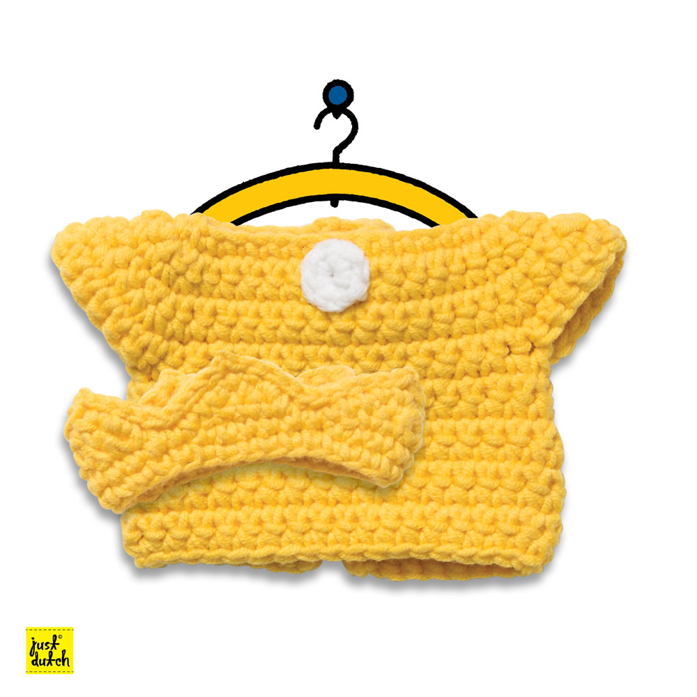 Miffy Handmade clothes set, yellow queen set Miffy Handmade clothes set, yellow queen set