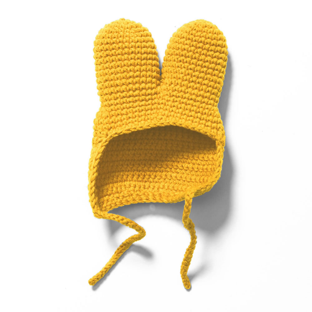 Miffy Handmade clothes set, yellow hood Miffy Handmade clothes set, yellow hood