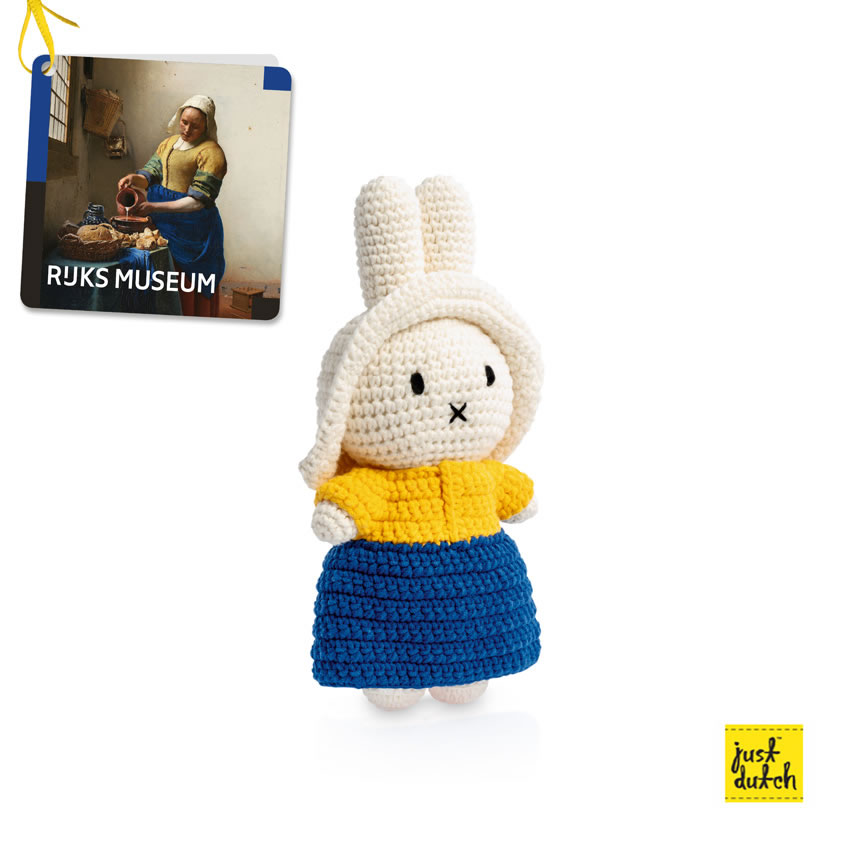 Miffy handmade crochet and her Milkmaid outfit Miffy handmade crochet and her Milkmaid outfit