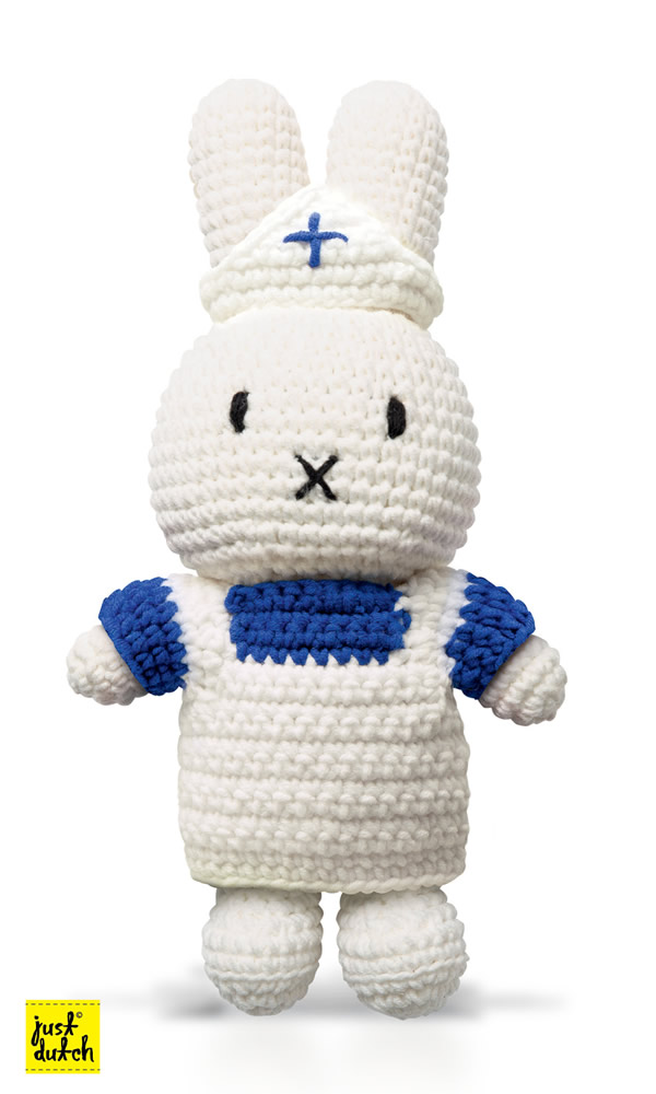 Miffy Handmade crochet and her white uniform Miffy Handmade crochet and her white uniform