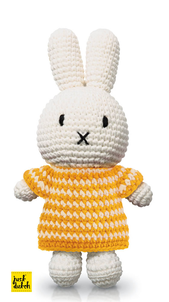 Miffy Handmade Crochet and her yellow dashed dress Miffy Handmade Crochet and her yellow dashed dress