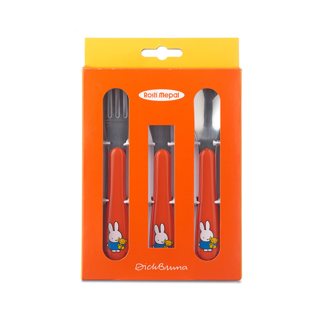 Miffy Plays - Set cutlery 3 pcs Miffy Plays - Set cutlery 3 pcs