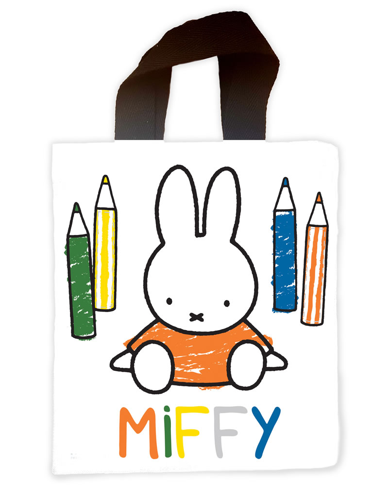 miffy colouring pencils mini tote bag miffy colouring pencils mini tote bag