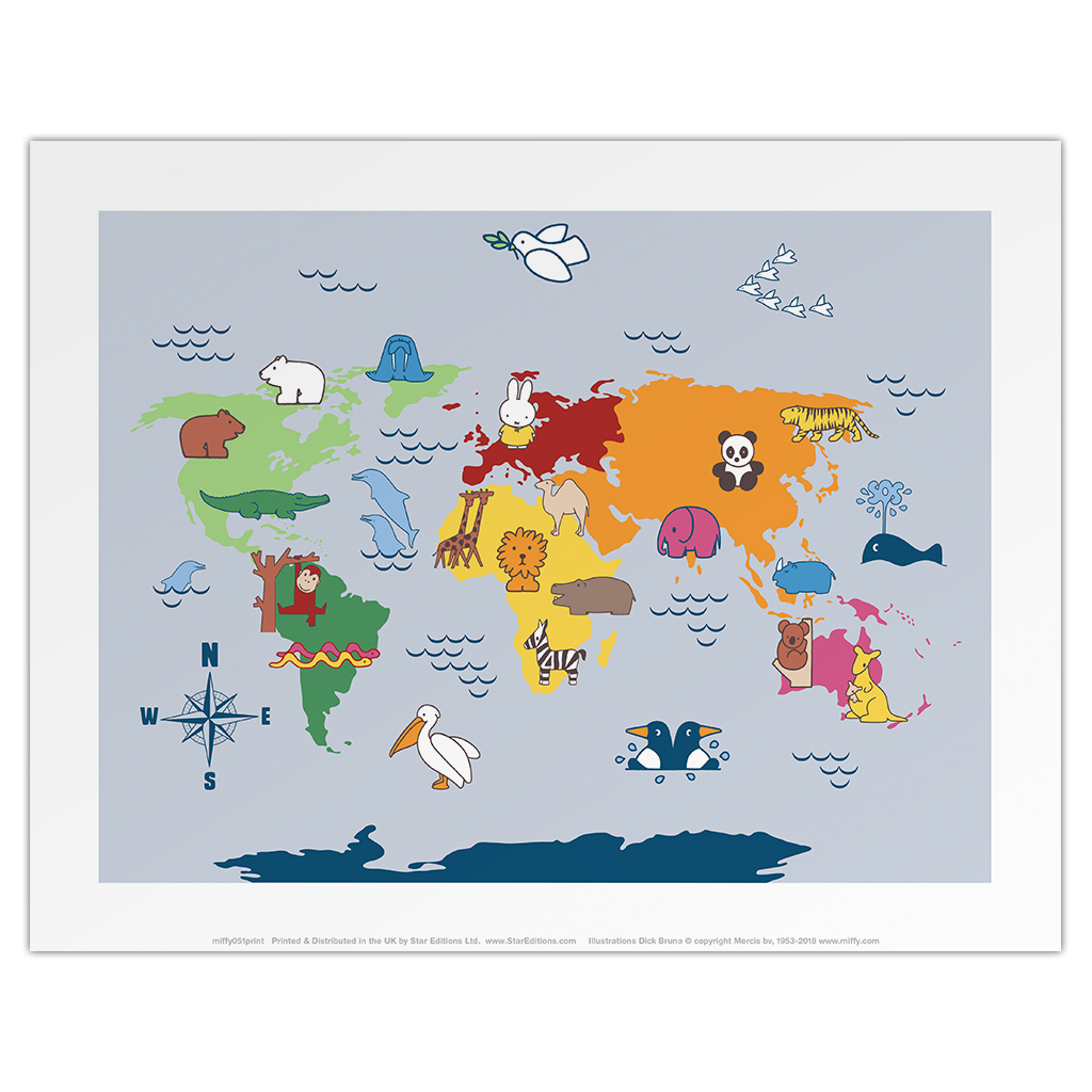 Miffy Animals Map Miffy Animals Map