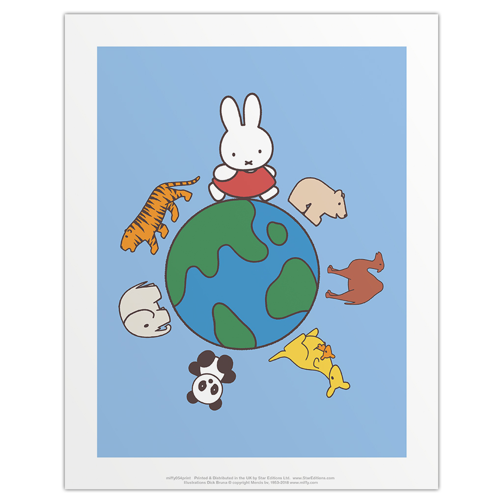 Miffy Animals Globe Miffy Animals Globe