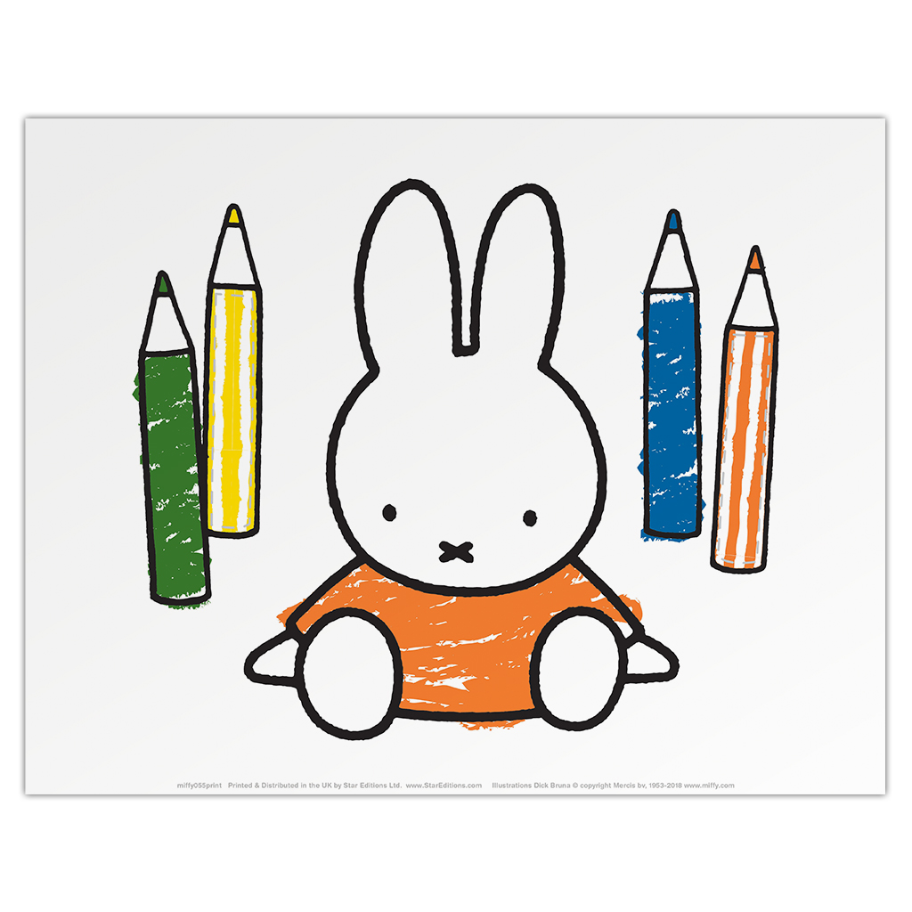 Miffy Colouring Pencils Miffy Colouring Pencils