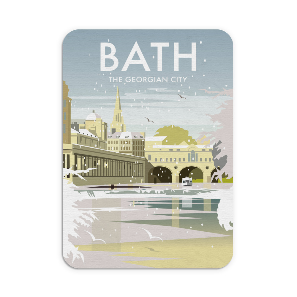 Bath Winter Mouse Mat Bath Winter Mouse Mat
