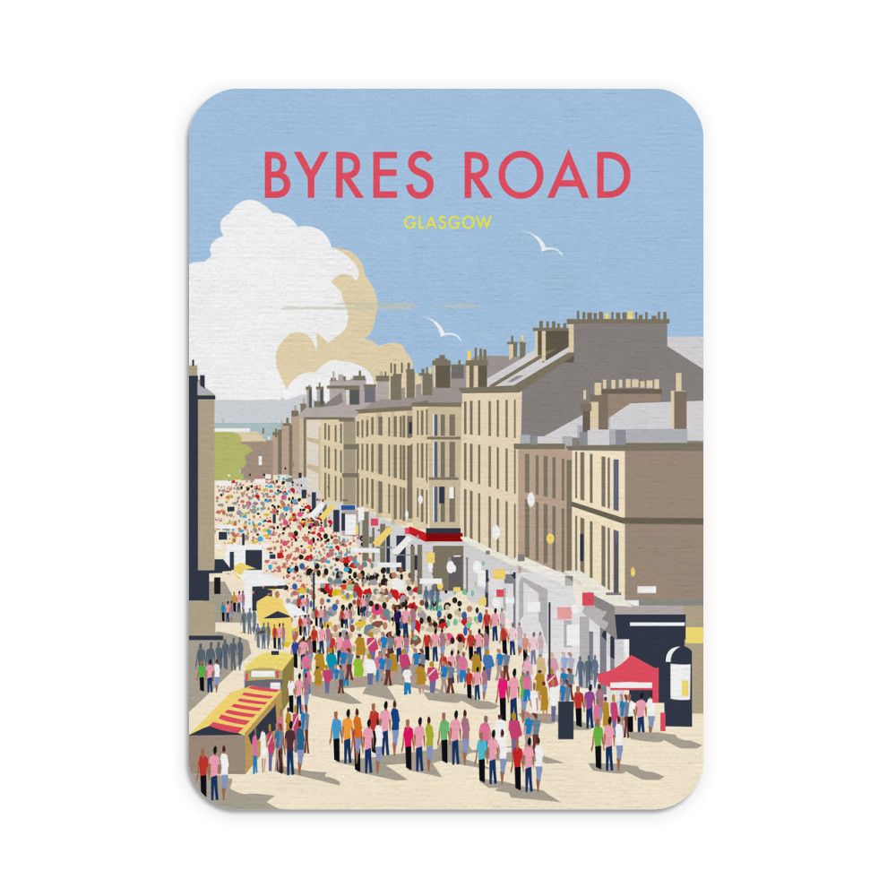 Byres Road, Glasgow Mouse Mat Byres Road, Glasgow Mouse Mat