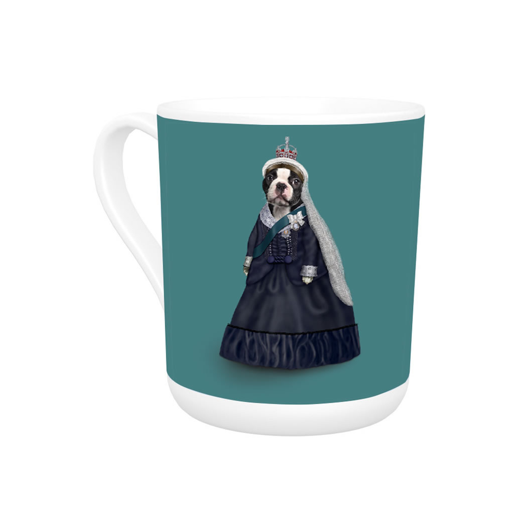 Queen Vic Pets Rock Bone China Mug Queen Vic Pets Rock Bone China Mug