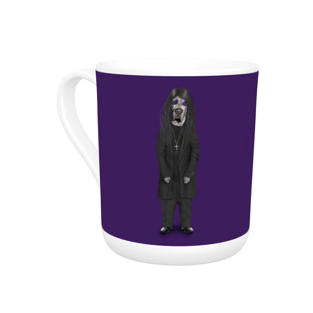 Metal Pets Rock Bone China Mug Metal Pets Rock Bone China Mug