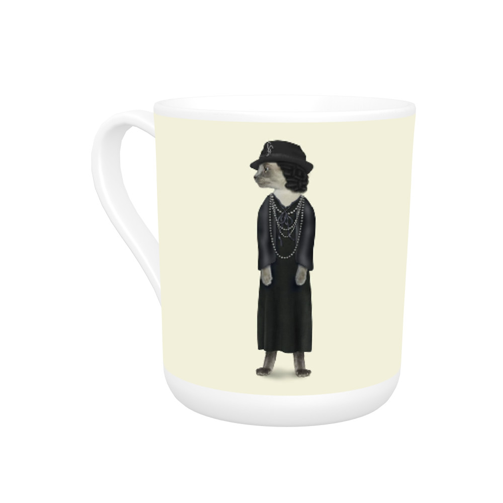 Paris Pets Rock Bone China Mug Paris Pets Rock Bone China Mug