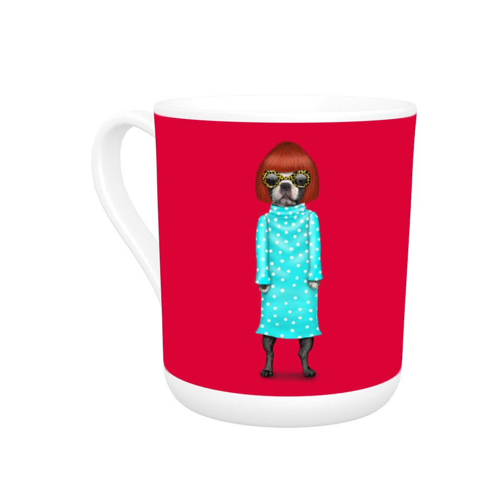 Spots Pets Rock Bone China Mug Spots Pets Rock Bone China Mug