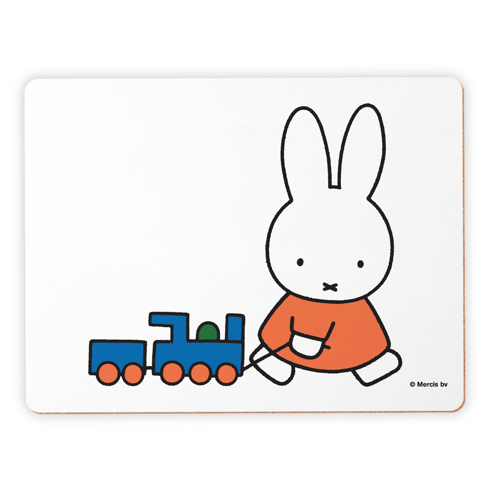 Miffy with Train Placemat Miffy with Train Placemat