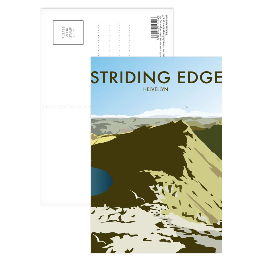 Helvellyn Edge, Lake District Postcard Helvellyn Edge, Lake District Postcard