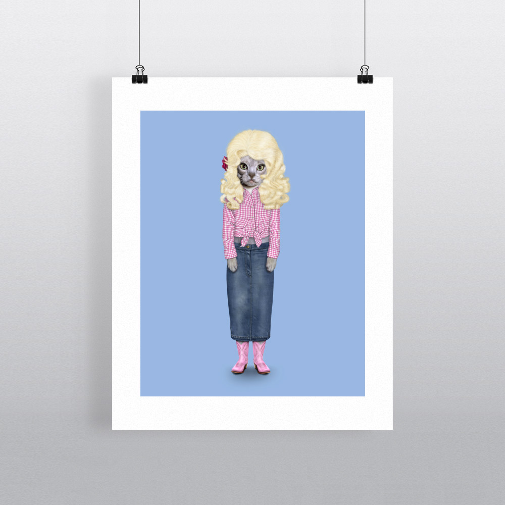Country Pets Rock 11' by 14' Art Print Country Pets Rock 11' by 14' Art Print