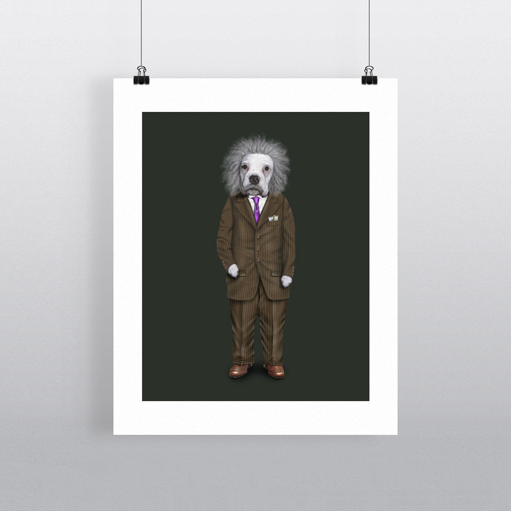 Brain Pets Rock 11' by 14' Art Print Brain Pets Rock 11' by 14' Art Print