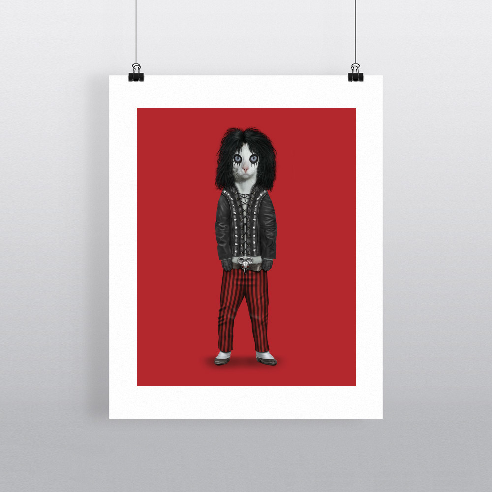 Shock Rock Pets Rock 11' by 14' Art Print Shock Rock Pets Rock 11' by 14' Art Print