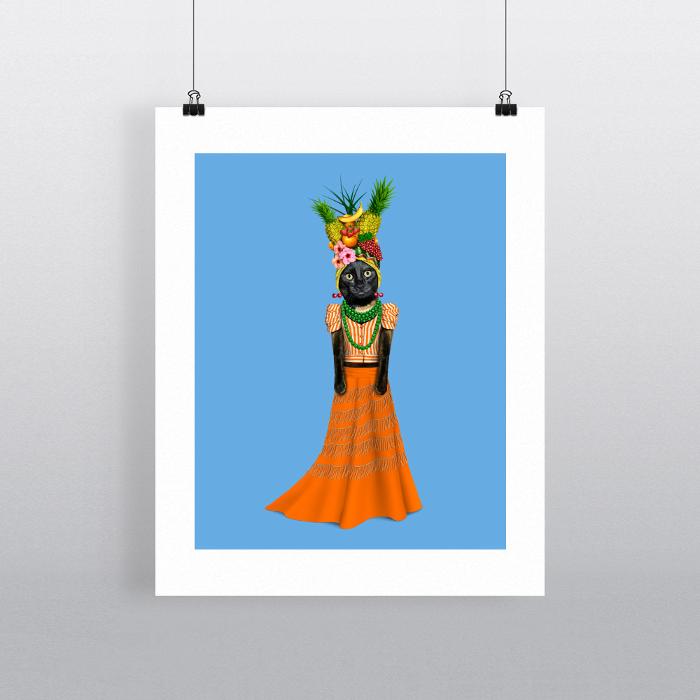 Fruit Pets Rock 11' by 14' Art Print Fruit Pets Rock 11' by 14' Art Print