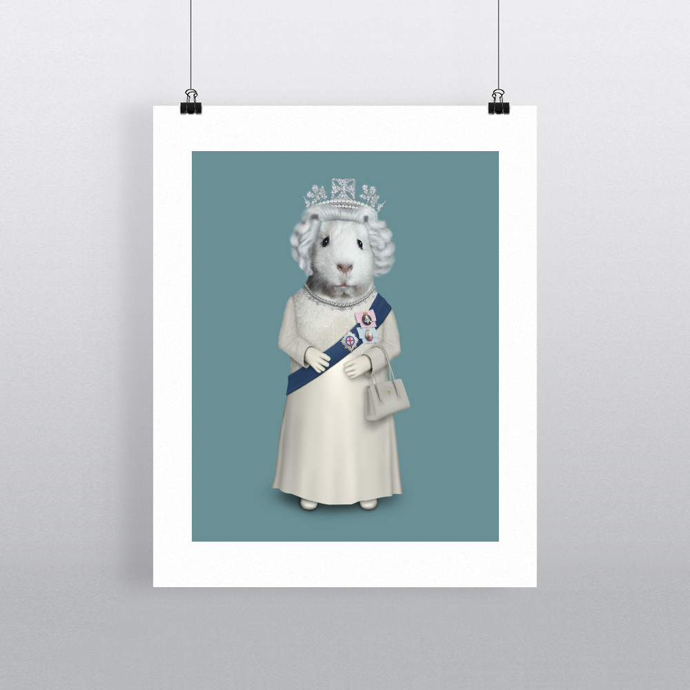 HRH Pets Rock 11' by 14' Art Print HRH Pets Rock 11' by 14' Art Print