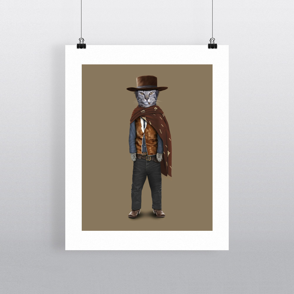 Western Pets Rock 11' by 14' Art Print Western Pets Rock 11' by 14' Art Print