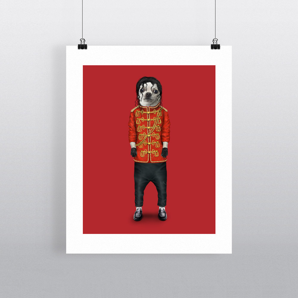 Pop Pets Rock 11' by 14' Art Print Pop Pets Rock 11' by 14' Art Print
