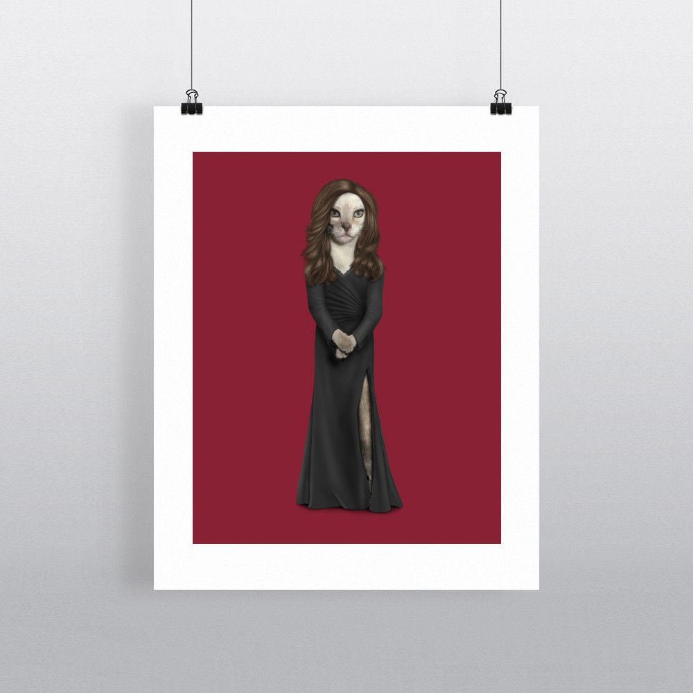 Hollywood Lady Pets Rock Art Print Hollywood Lady Pets Rock Art Print