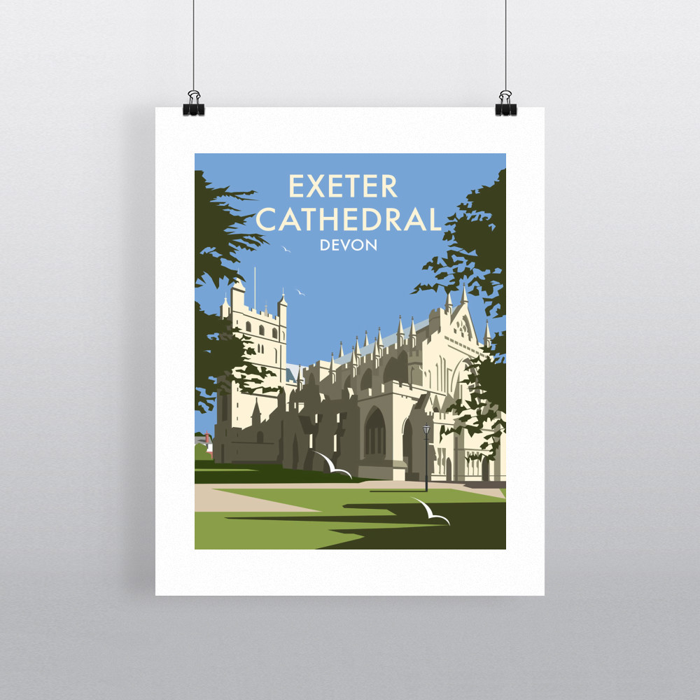 Exeter Cathedral Art Print Exeter Cathedral Art Print