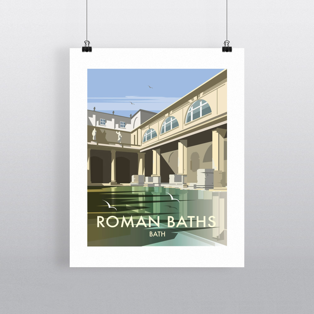 Roman Baths Art Print Roman Baths Art Print