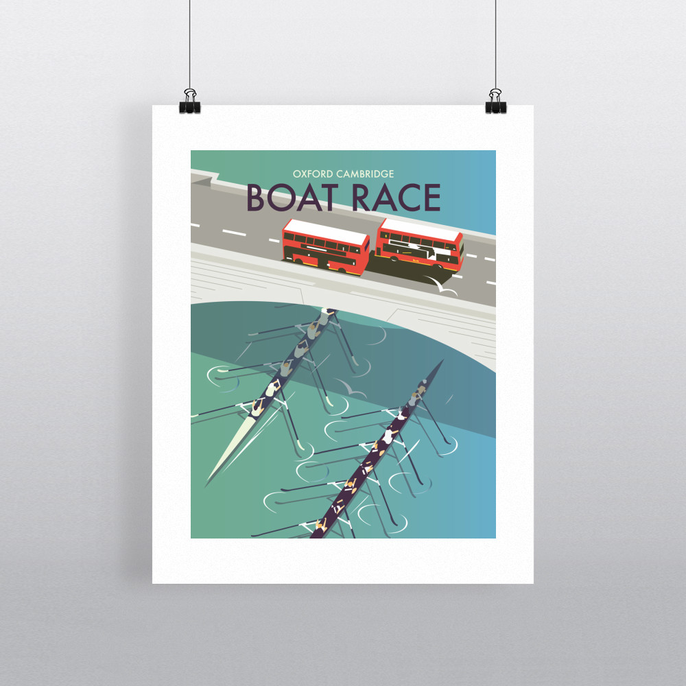 Boat Race Art Print Boat Race Art Print